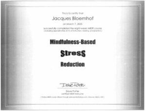 mbsr certificate