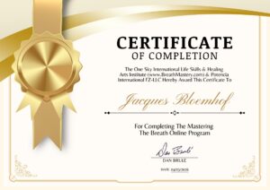 breathwork certificate of completion jacques bloemhof